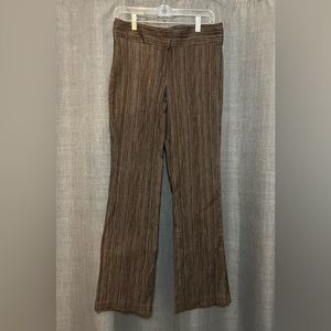 Women’s Star City Light Brown and Black Striped Pants